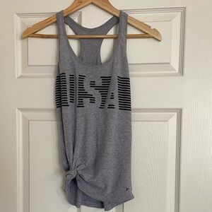 USA Gray Muscle Tee Women’s Size Small
